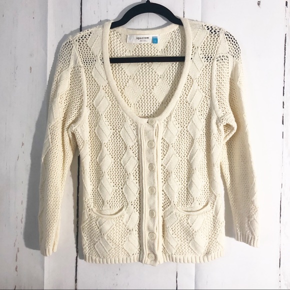 Anthropologie Sweaters - Anthropologie • Sparrow Cream Cardigan